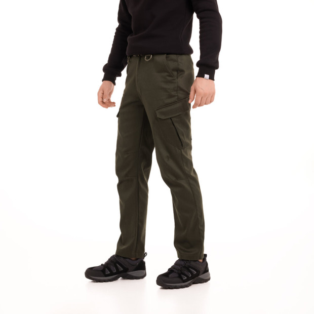 Штани-карго Pobedov trousers Tactical ЗИМА Хакі - 2