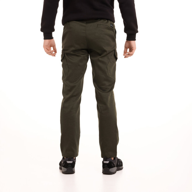 Штани-карго Pobedov trousers Tactical ЗИМА Хакі - 3