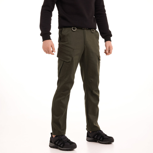 Штани-карго Pobedov trousers Tactical ЗИМА Хакі - 