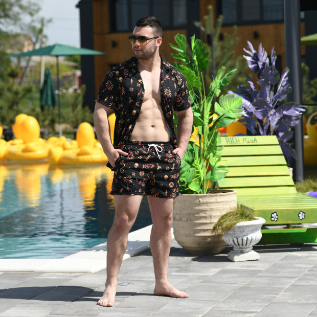 Шорти для плавання Pobedov Pool day Totem Чорний - 5
