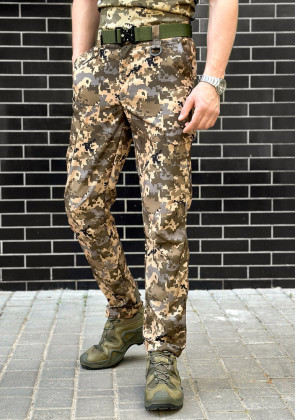 Штани-карго Pobedov Tactical Soft Waterproof Fixed Піксель 2