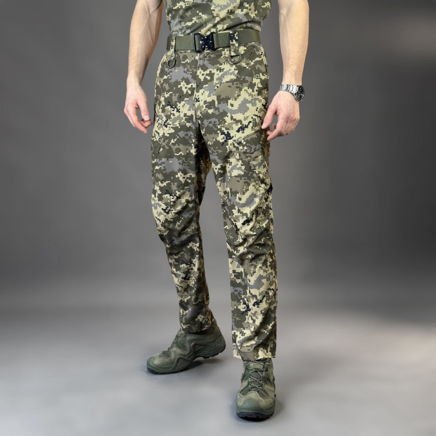 Штани-карго Pobedov Tactical Soft Waterproof Піксель - 