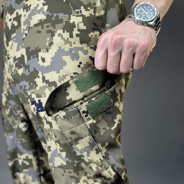 Штани-карго Pobedov Tactical Soft Waterproof Піксель - 6