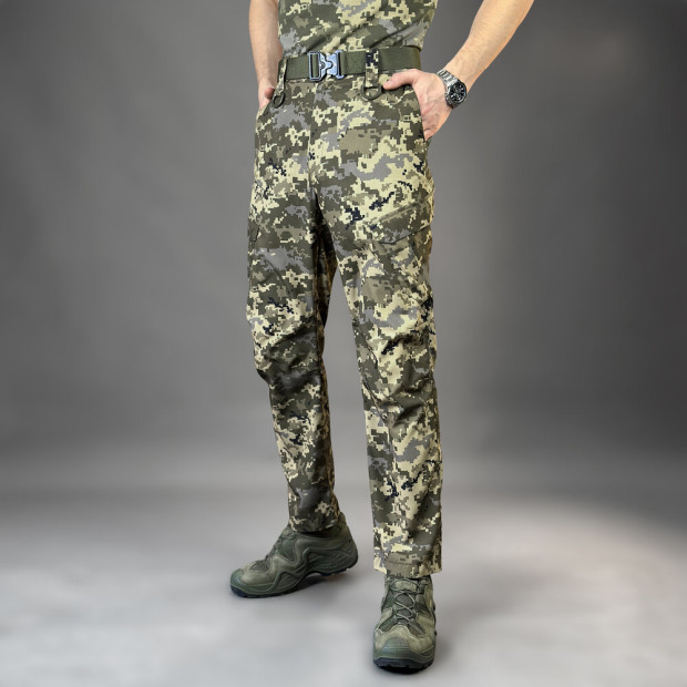 Штани-карго Pobedov Tactical Soft Waterproof Піксель - 1