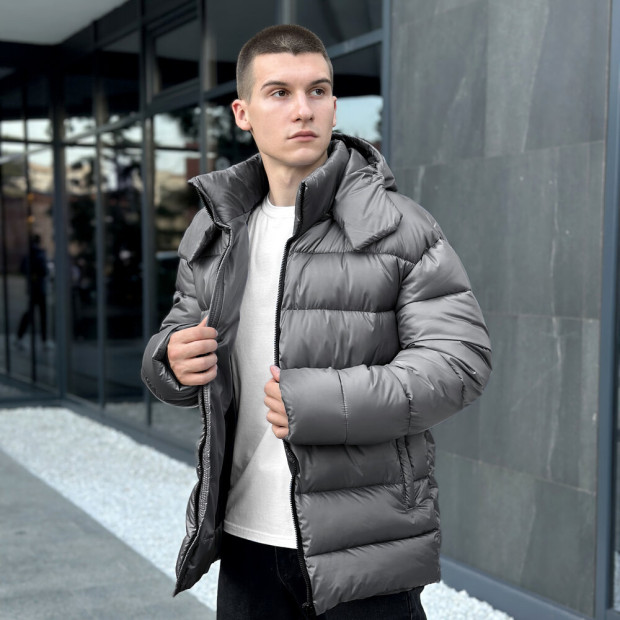 Куртка Pobedov Snowfall Темно-сірий - 2