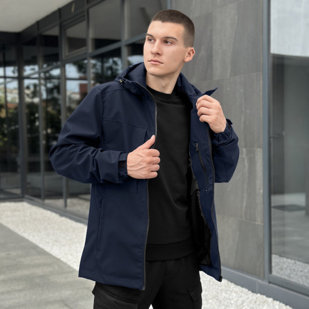 Куртка Pobedov Shum Темно-синій - 1
