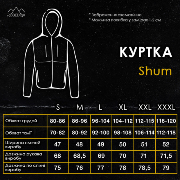 Куртка Pobedov Shum Темно-синій - 9