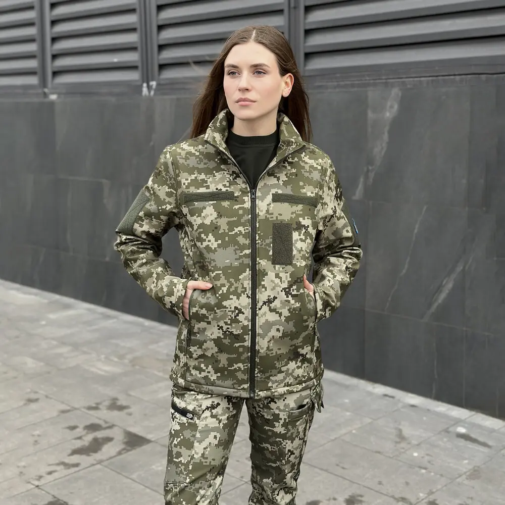 Куртка Pobedov Shadow Жіноча Військова з липучками