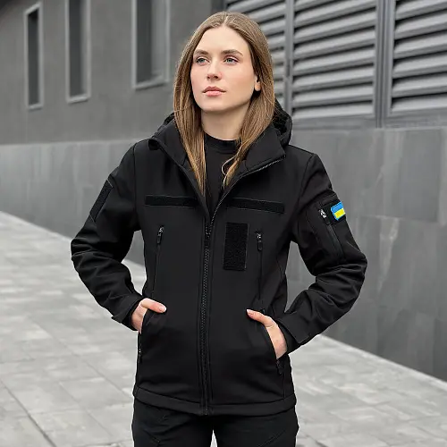 Куртка Pobedov Motive із липучками жіноча